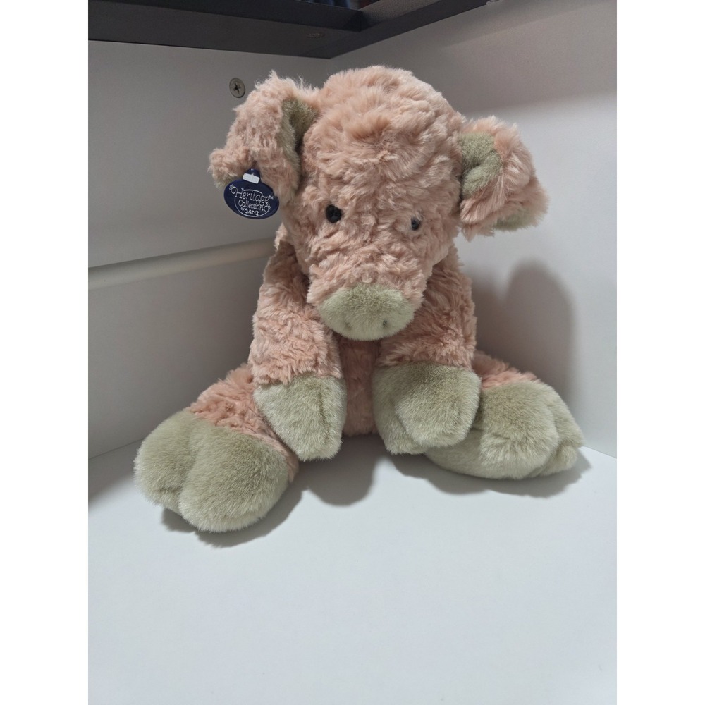Ganz Heritage Collection Cecil Pink Plush Pig Stuffed Animal Soft Toy 12"